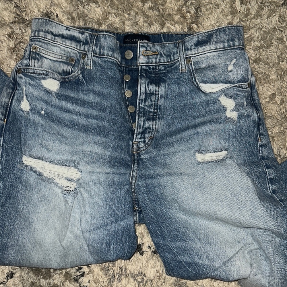 Lucky Brand Drew Mom High Rise Taper